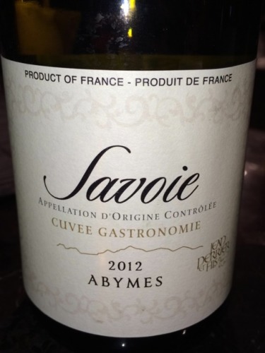 Cuvée Gastronomie Savoie Abymes