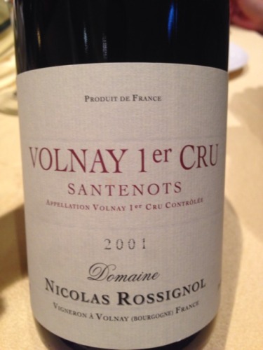 Volnay 1er Cru Santenots