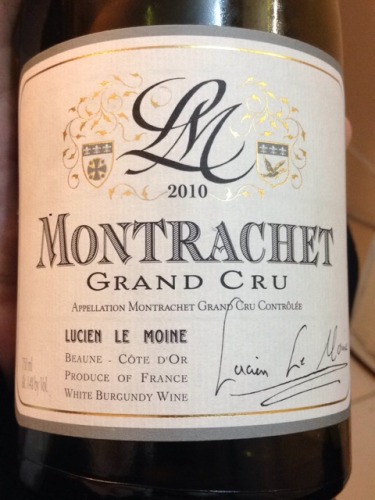 Lucien Le Moine Montrachet Grand Cru