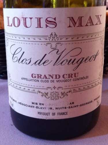 Clos Vougeot Grand Cru