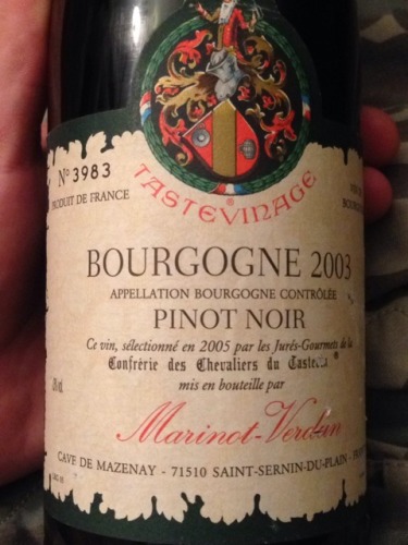 D'Eon Tonnerre Bourgogne Pinot Noir