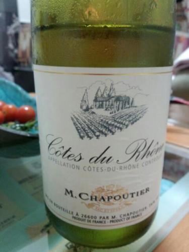 莎普蒂尔酒庄干白（隆河丘）M. Chapoutier Cotes Du Rhone Blanc