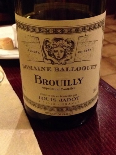 路易亚都巴洛克布鲁依干红Louis Jadot Domaine Balloqurts Brouilly