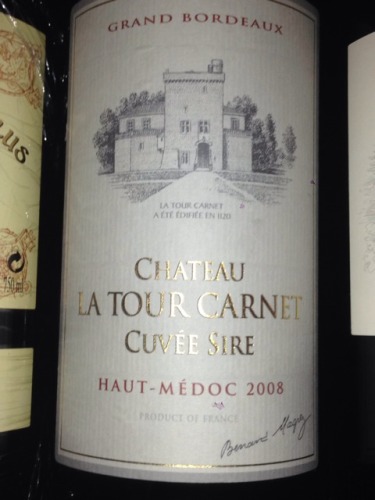 拉图嘉利酒庄副牌干红Chateau La Tour Carnet Cuvee Sire