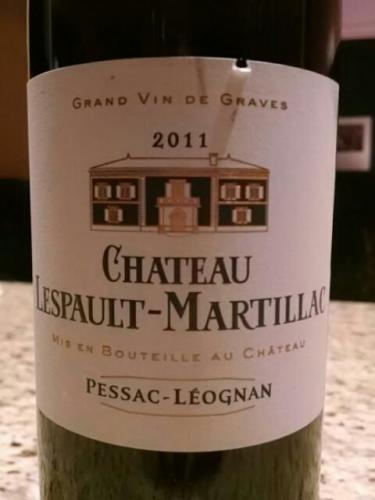 勒斯普·马蒂雅干红Chateau Lespault Martillac