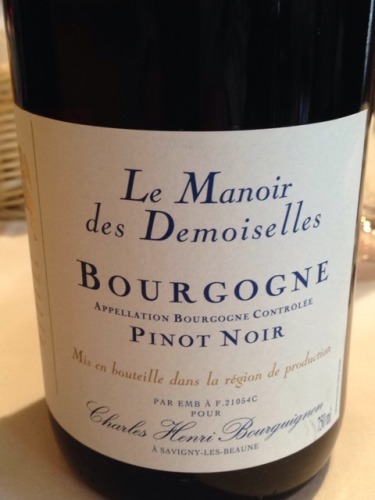 Le manoir Des Demoiselles Bourgogne Pinot Noir