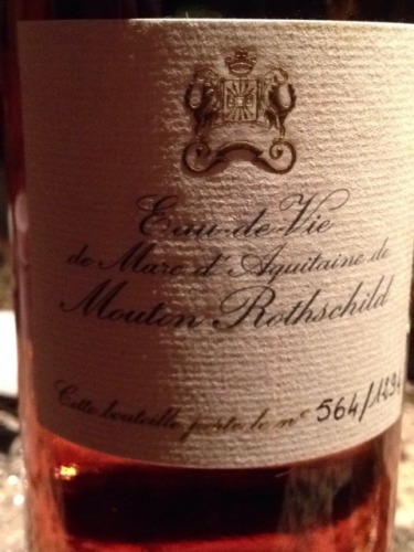 木桐酒庄白兰地Eau de Vie de Marc d'Aquitaine de Mouton Rothschild