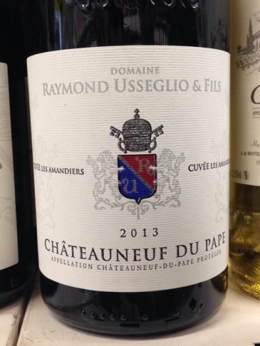 雷蒙尤塞里奥教皇新堡干红Domaine Raymond Usseglio & Fils Chateauneuf-du-Pape