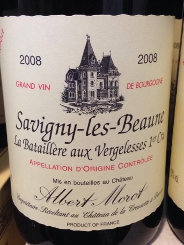 Albert Morot Savigny-les-Beaune 1er Cru La Bataillere Aux Vergelesses Monopole