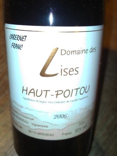 丽斯酒庄品丽珠干红Domaine des Lises Haut-Poitou Cabernet Franc