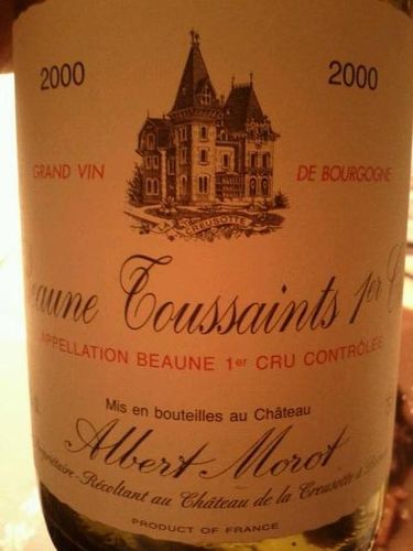 蒙露酒庄博纳万圣园红葡萄酒 Albert Morot Blles Beaune 1er Cru Les Toussaints