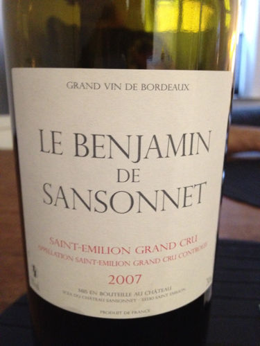 Le Benjamin Saint-?milion Grand Cru