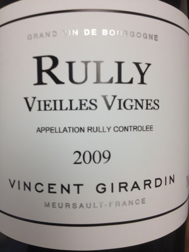 乔丹吕利老藤精酿干白Domaine Vincent Girardin Rully Vieilles Vignes Blanc