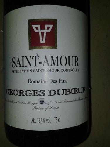 乔治杜柏夫德鹏庄园干红Domaine Des Pins Saint Amour