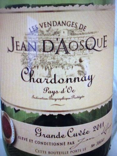 尚多仕霞多丽干白Jean d' Aosque Chardonnay