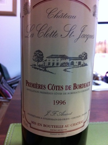 St. Jacques Premières Côtes de Bordeaux