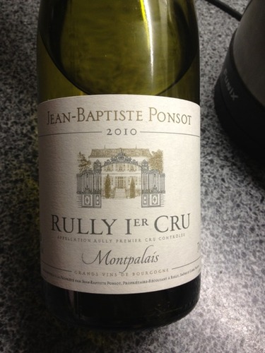 鹏霄酒庄湖伊殿山园白葡萄酒Domaine Jean-Baptiste Ponsot Montpalais Rully 1er Cru