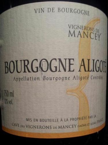 Bourgogne Aligoté