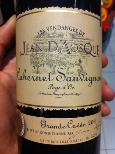 尚多仕赤霞珠干红Jean d' Aosque Cabernet Sauvignon