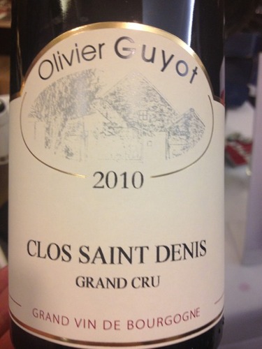 奥利维·居佑庄圣丹尼特级园干红Domaine Olivier Guyot Clos Saint-Denis Grand Cru