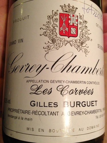 集乐酒庄基维香贝科尔维干红Gilles Burguet Gevrey-Chambertin Les Corvees