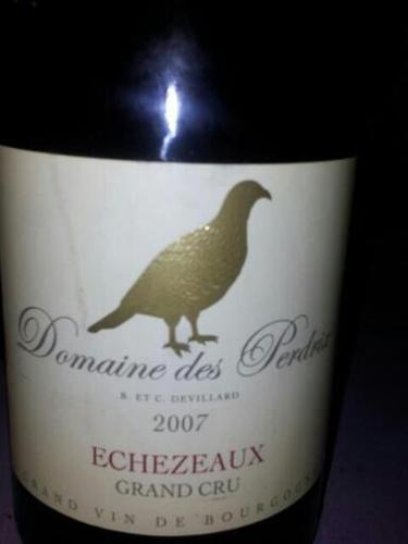 山鹑酒庄埃雪索干红Domaine des Perdrix Echezeaux Grand Cru