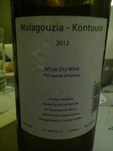 Dry White Malagouzia-Kontoura