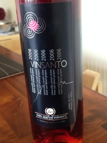 San..Torini Winery Vinsanto