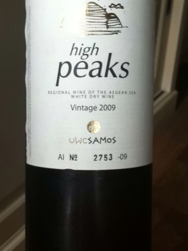 High Peaks Dry White Wine