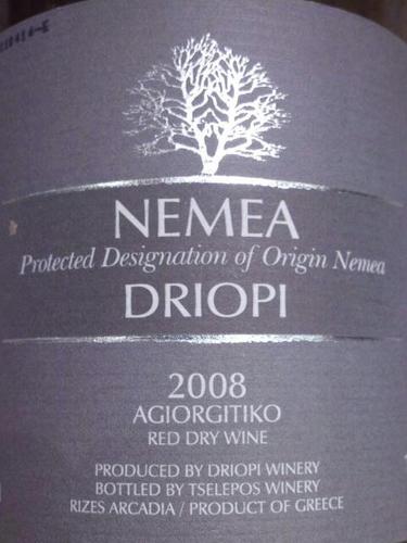 Driopi Classic Nemea Agiorgitiko