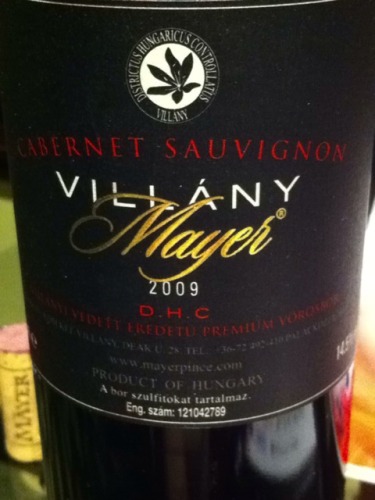 Villany Cabernet Sauvignon