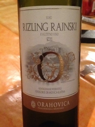 Rizling Rajnski Kvalitetno Vinogorje Orahovica