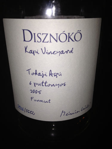 野猪岩考皮园6托卡伊奥苏贵腐甜白Disznoko Kapi Vineyard Furmint Tokaji Aszu 6 Puttonyos