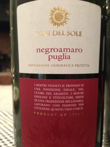 Vini del Sole Puglia Negroamaro