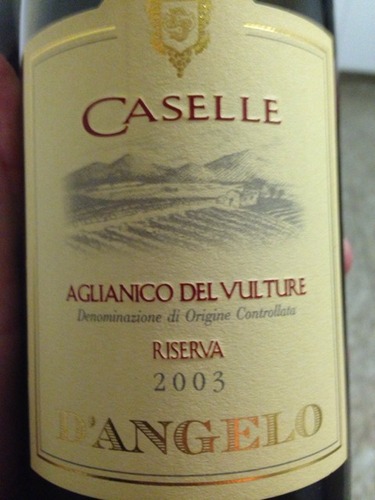 Caselle Riserva Aglianico del Vulture