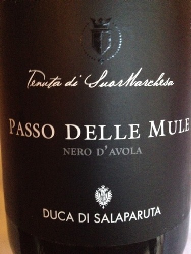 Passo Delle Mule Sicilia Nero d'Avola