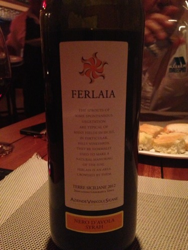 Ferlaia Nero D'avola Syrah