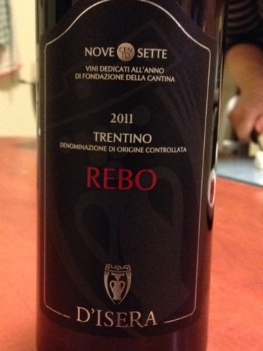 Nove Sette Trentino Rebo