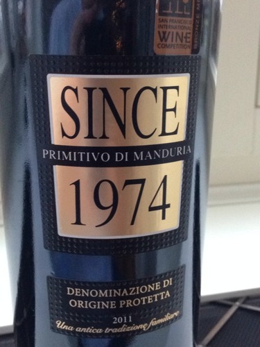 Since 1974 Primitivo di Manduria