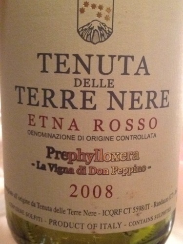 Etna Prephylloxera La Vigna di Don Peppino Rosso