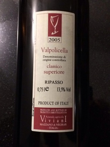 薇薇安妮酒庄超级瓦波利切拉经典里帕索干红Viviani Valpolicella Classico Superiore Ripasso