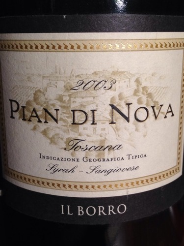 Pian Di Nova Toscana Syrah Sangiovese