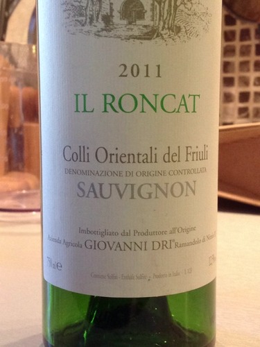 Giovanni Dri Il Roncat Colli Orientali del Friuli Sauvignon