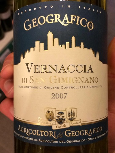 乔格拉菲珂维奈西卡干白Geografico Vernaccia di San Gimignano