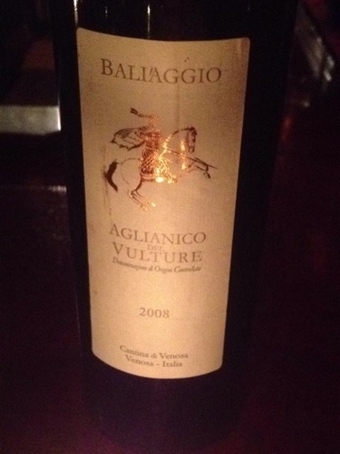 Bali Aggio Aglianico Del Vulture