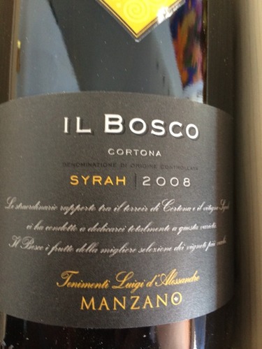 Tenimenti Luigi d'Alessandro Manzano 'Il Bosco' Syrah Cortona