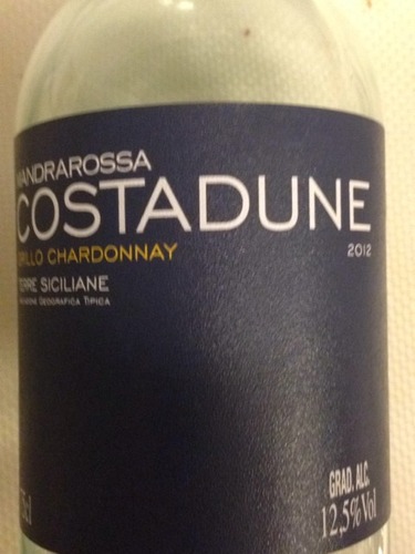 mandrarossa costadune grecanico Sicilia Grillo Chardonnay