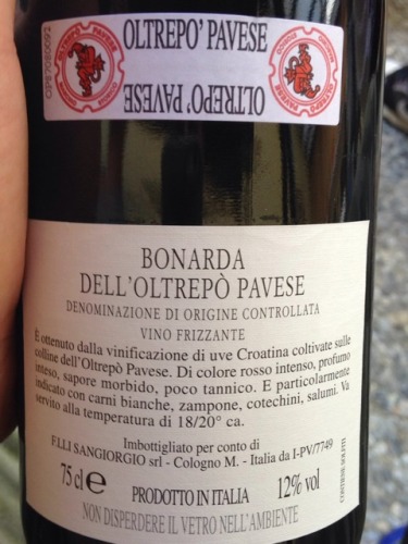 Oltrepò Pavese Barbera Vino Frizzante