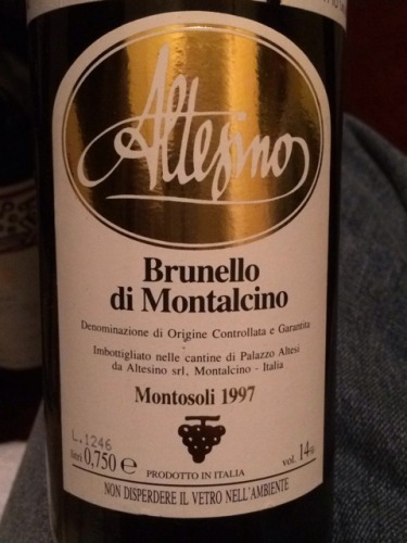 阿尔泰斯诺蒙特索里布鲁奈罗葡萄酒Altesino Brunello di Montalcino Montosoli