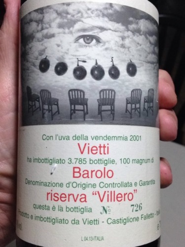 维埃蒂珍藏巴罗洛维勒洛干红Vietti Barolo Riserva Villero